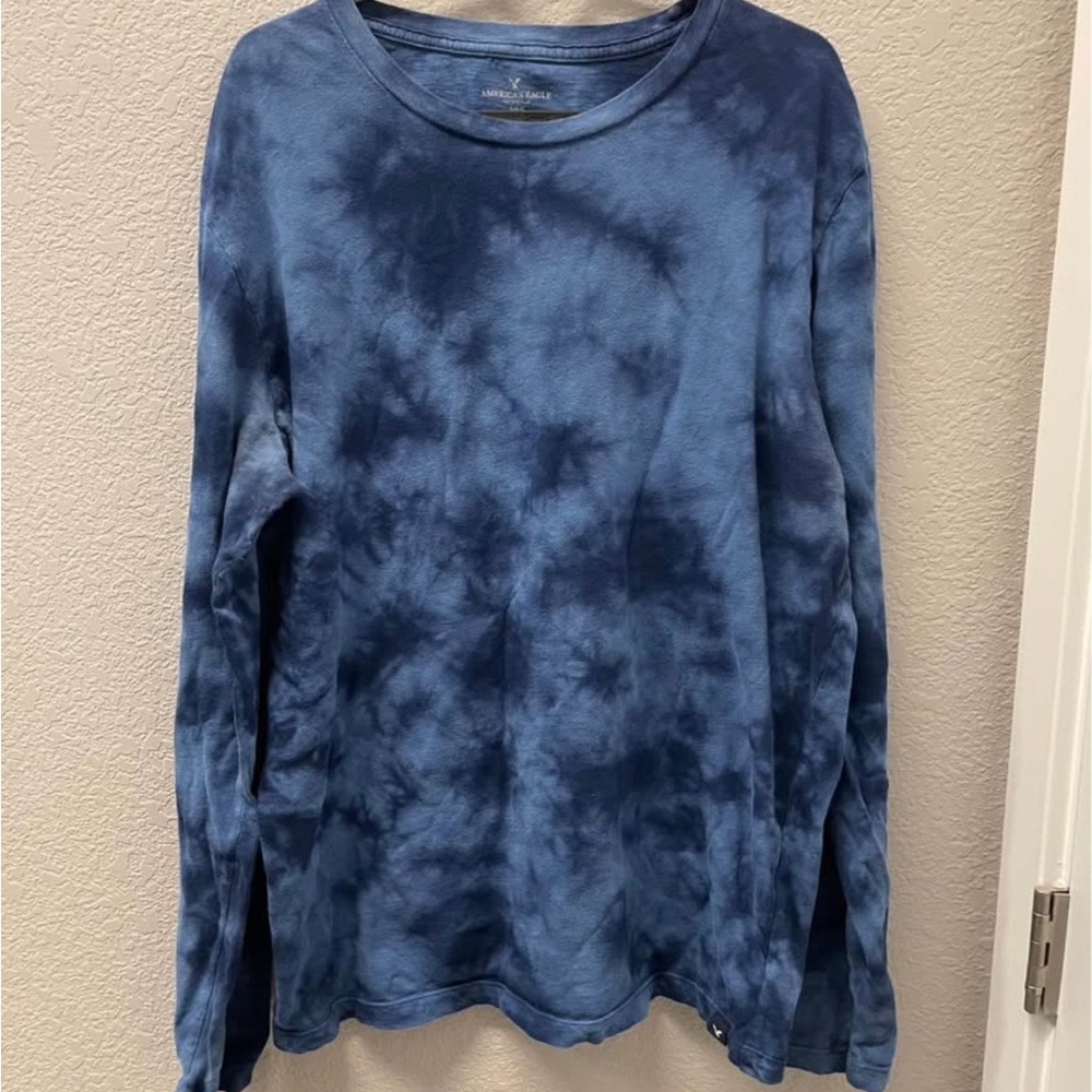 American Eagle Outfitters Indigo Long Sleeve Tee